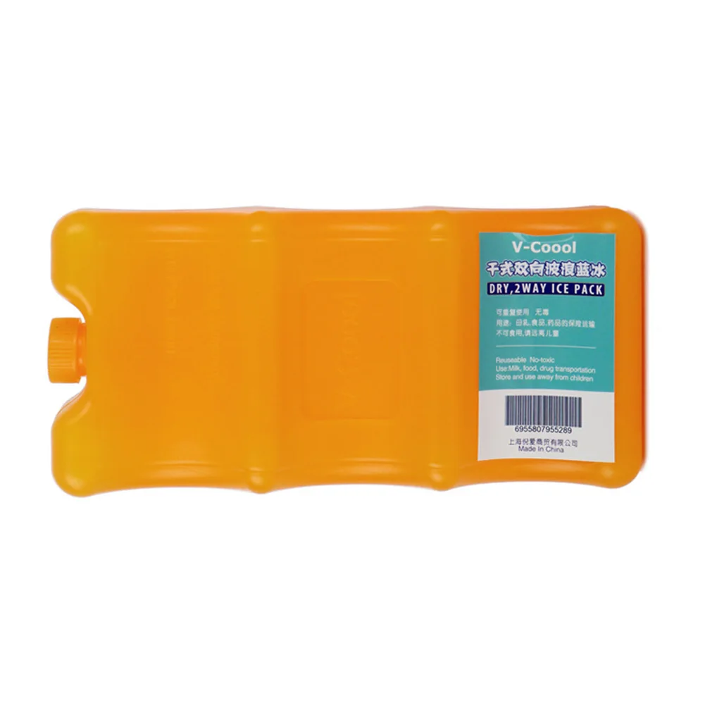 Reusable Freezer Breast Milk Ice Block Brick Travel Picnic Lunch Cooler Pack