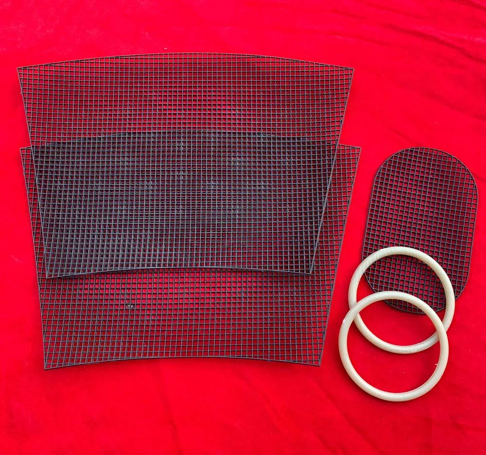 

Clearance 2pcs 48cm 38cm 20cm acrylic Bag Net for Big Mouth Shoulder Weave Bucket Bag handbag 0132