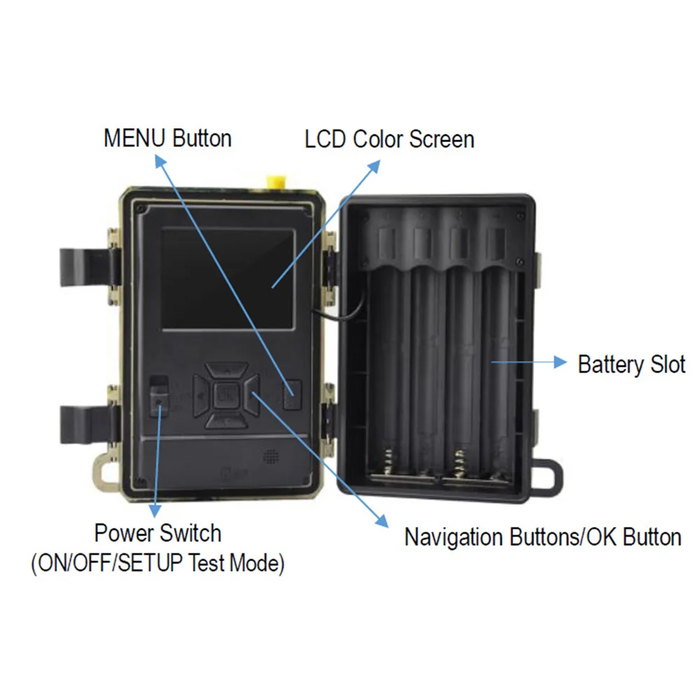 

4.8CG Hunting Trail Camera 4G 24MP Infrared Night Vision APP Control Waterproof Wildlife Scouting Cam For Outdoor Forest Monitor