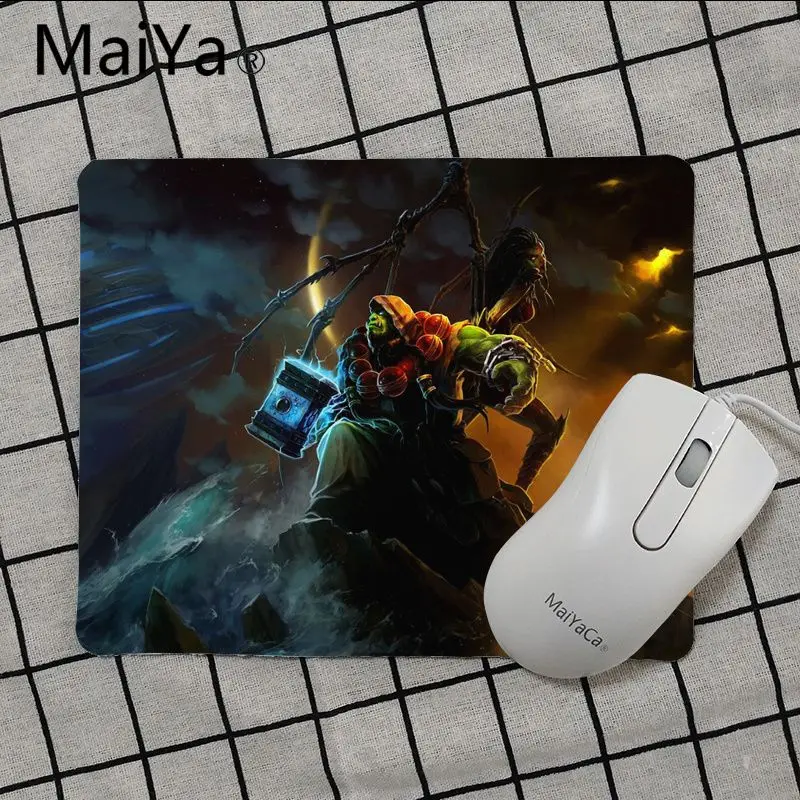 Maiya High Quality WOW World of Warcraft Rubber Mouse Durable Desktop Mousepad Top Selling Wholesale Gaming Pad mouse | Компьютеры и