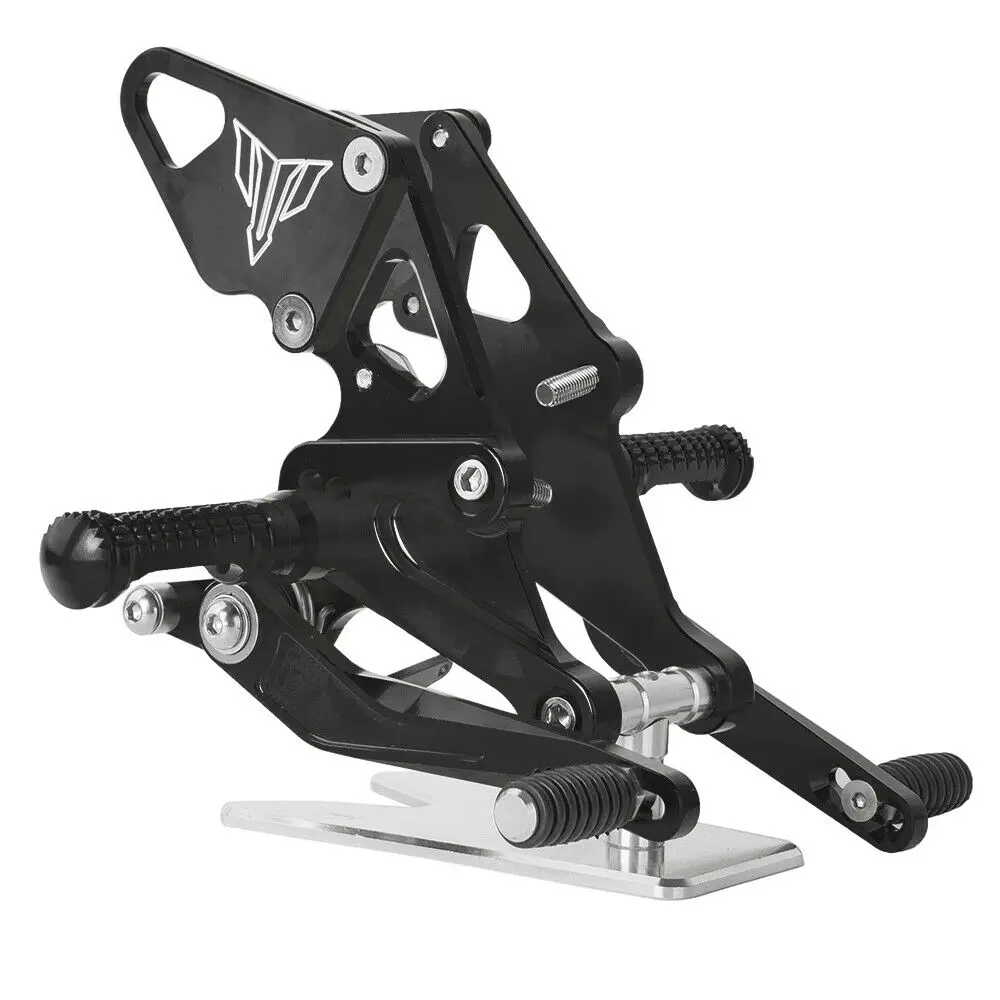 1 пара мотоцикл регулируемый задний Комплект подножка для Yamaha MT FZ 07 MT07 FZ07 2013 14 15 16 17