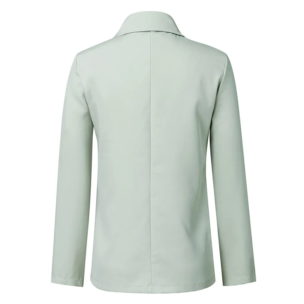 

Fashion Formal coat For Women Lady office Autumn suit Jacket Long Sleeve Wild Female Jacket Europe Casual Solid Vintage coat