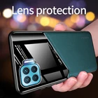 Противоударный чехол для Oppo A93 2020, мягкая зеркальная задняя крышка из искусственной кожи для Oppo Reno 4 Lite чехол с магнитным держателем A 93