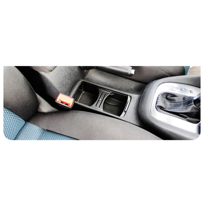 

Black Car Card Holder Cup Drink Coins Slot Centre Console Auto Gap Organizer Car