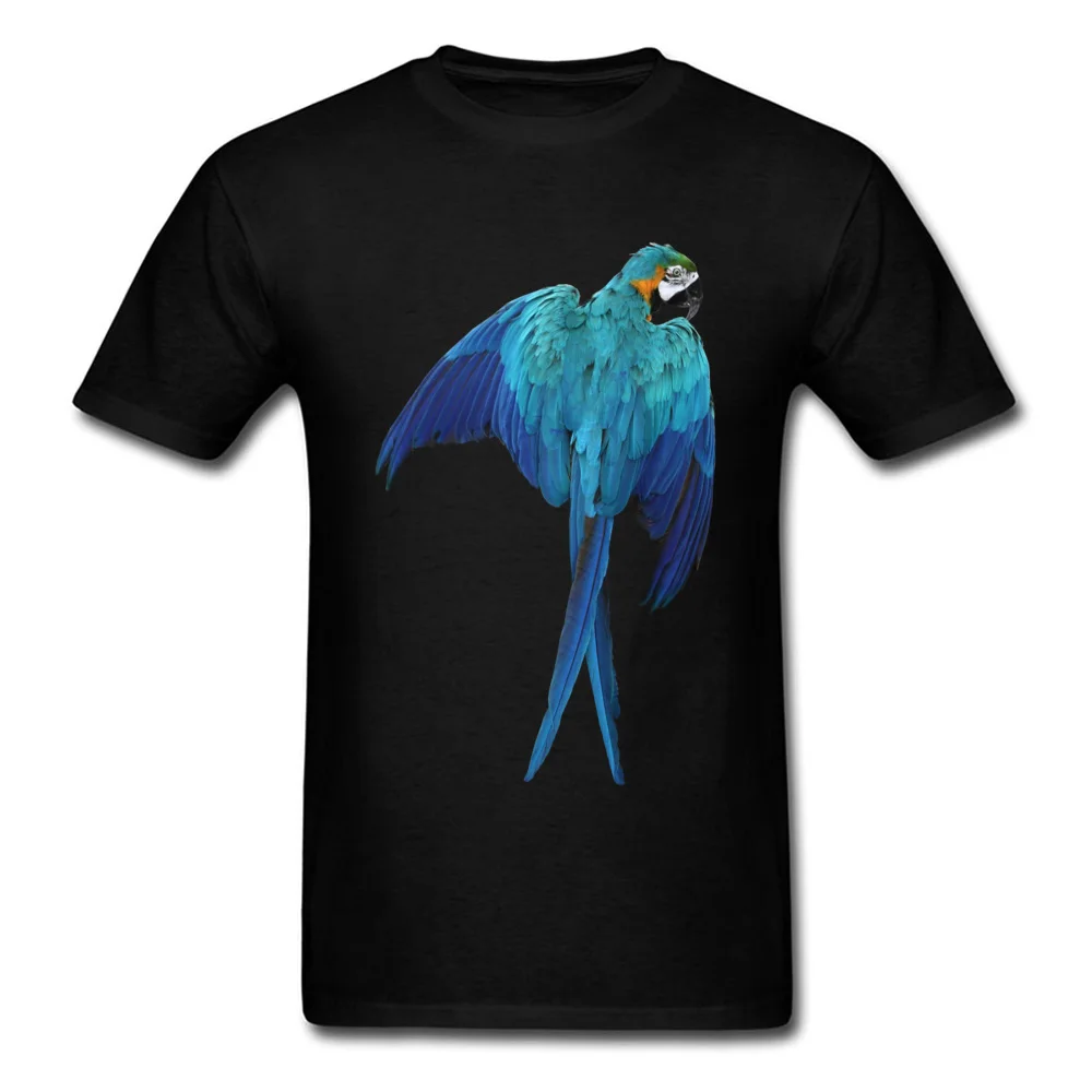 

2021 Summer New Fashion Parrot Print Men's T-shirt Fashion Animal Bird Design Harajuku Clothing Men's Top Graphic T-shirt
