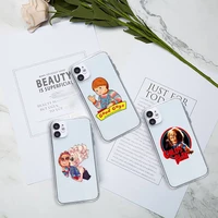 chucky good guys horror movie phone case transparent for iphone 6 7 8 11 12 s mini pro x xs xr max plus