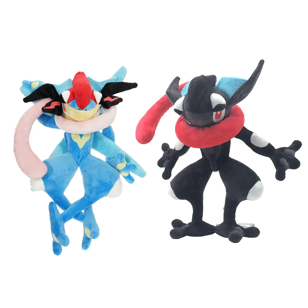 Froakie Greninja плюшевая кукла синяя черная крутая лягушка ниндзя игрушка