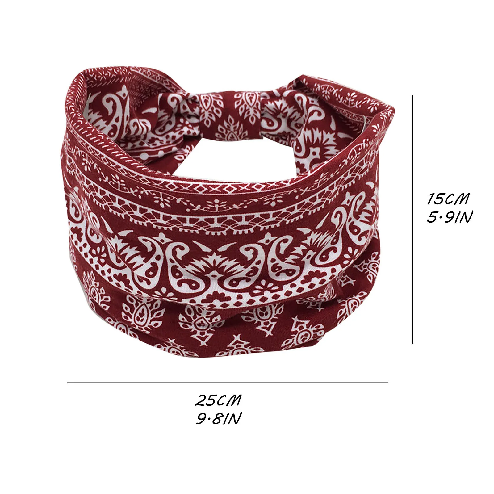 Модные женские резинки для волос Для Йоги Спортивные широкая лента в стиле Бохо