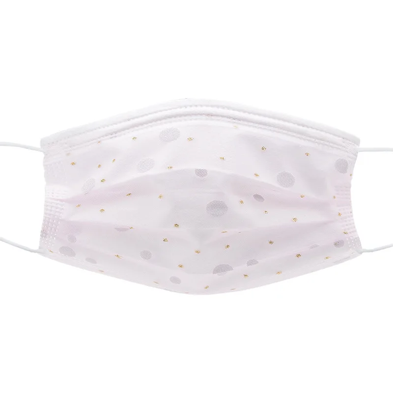 

10PCS Disposable Mask Non-woven Face Masks 4 Layer Ply Filter Anti Dust Breathable Adult Mouth Mask Black Protective masks