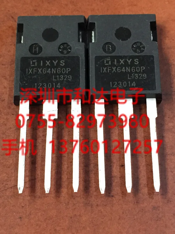 

(5 Pieces) IXFX64N60P TO-247 600V 64A