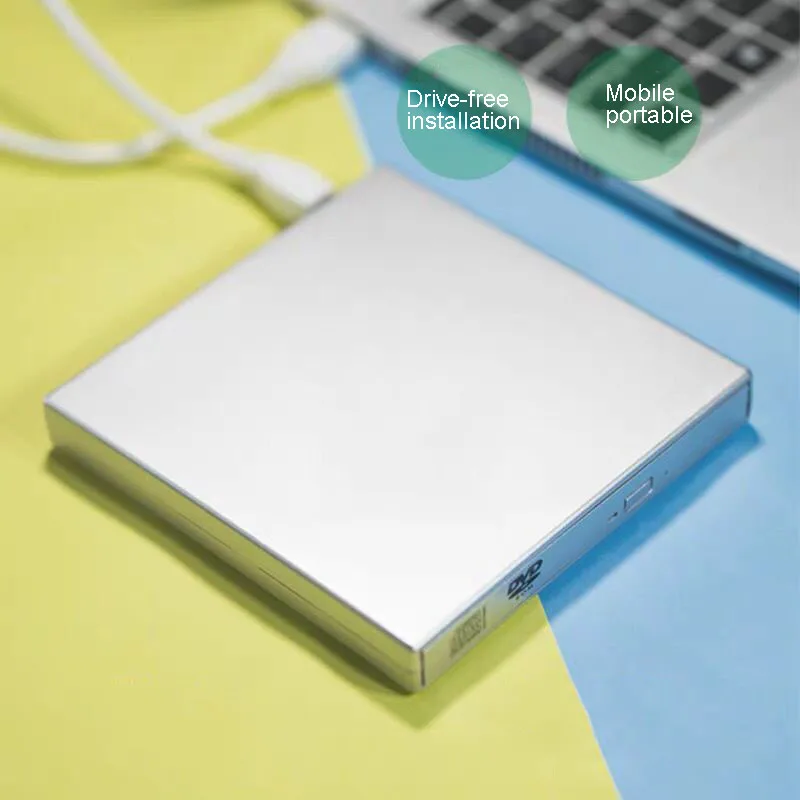 Оптический usb-дисковод внешний DVD коробка горелки discs диски плеер Портативный