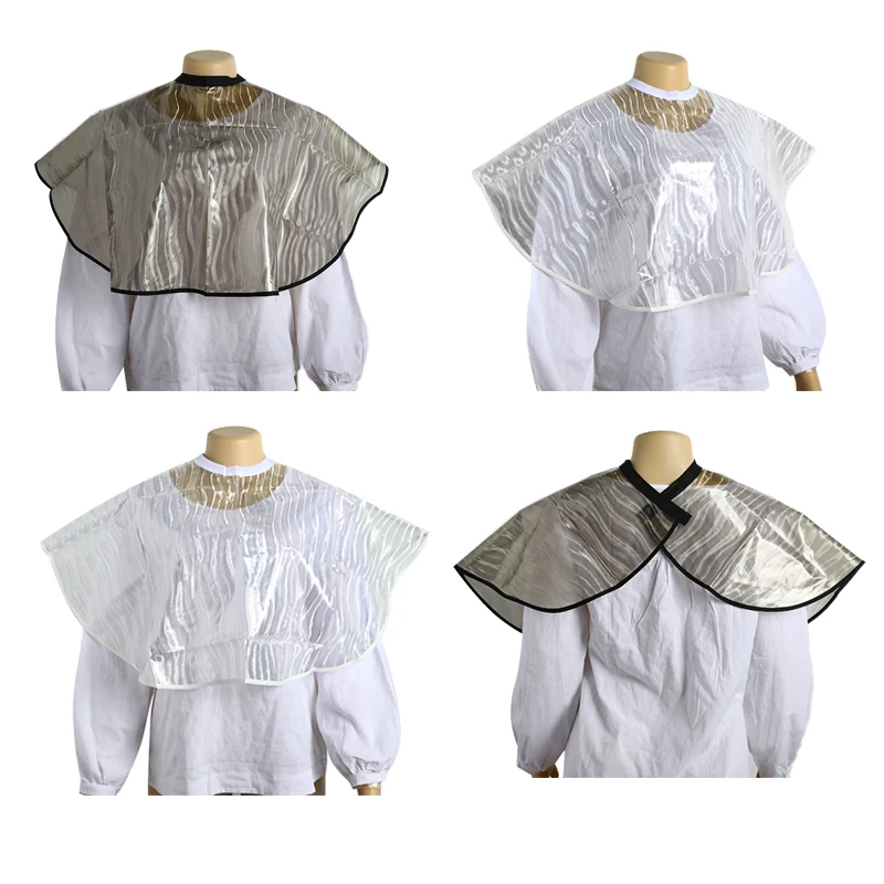 ПВХ Волосы резка цвета обертывание воротник окраска накидка водонепроницаемый