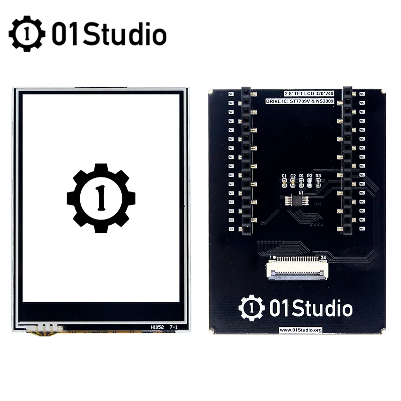 Фото 01Studio 2,8-дюймовый резистивный сенсорный ЖК-экран для макетной платы K210 Accersory Micropython №3