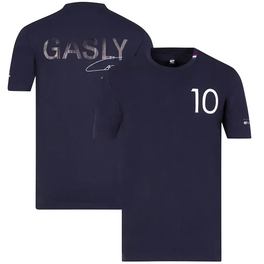 

Men's casual round neck T-shirt, F1 2021 Gasly, Harajuku, street fashion, 100-5XL, formula 1