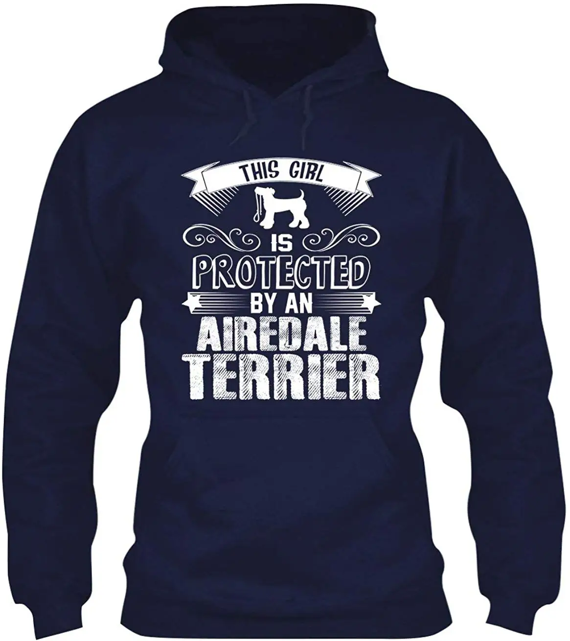 TSDFC защищенный от айрдейл терьера толстовка с капюшоном унисекс дизайн