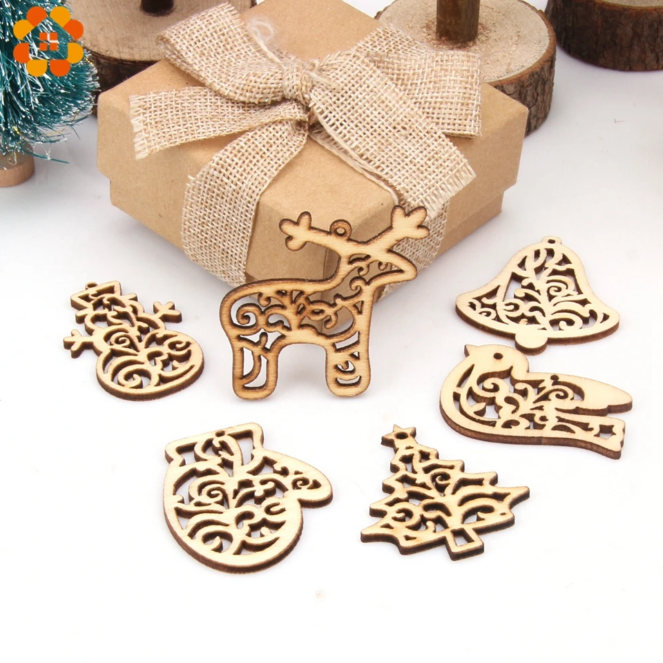 30 шт./лот подвесные украшения на елку с натуральным кристаллом сделай сам подарки