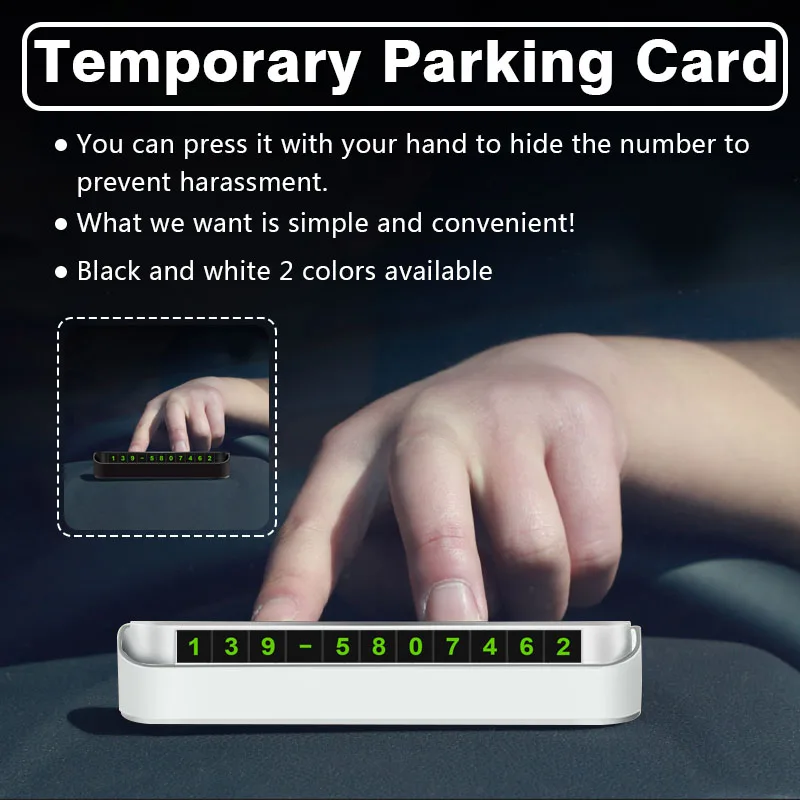 1pcs car temporary parking card phone number card plate for mercedes benz a180 a200 a260 w203 w210 w211 w204 c e s cls clk de la free global shipping