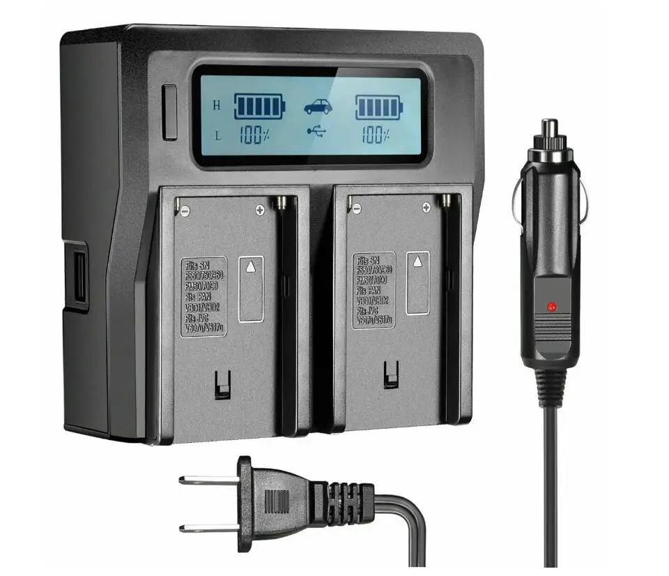 1 PcsCharger 5200 мА/ч, NP-F770 NP-F750 NP F770 NP F750 750 батареи+ Ультра быстрее LCD Dual Charger Наборы для sony CCD-RV100 DCR-TRU47E - Цвет: 1 PcsCharger
