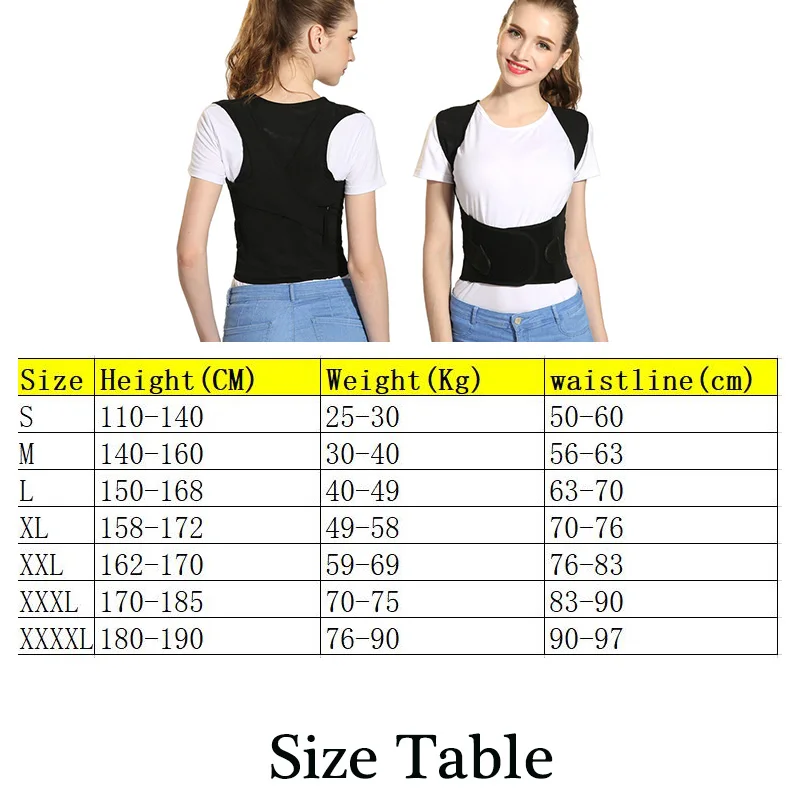 Детский Взрослый корсет Корректор Осанки Спины терапия плечо поясничная Скоба