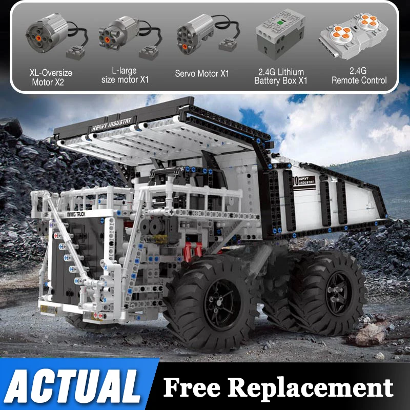 RC Technic грузовик совместимый MOC 31618 горнодобывающая машина C793 для R9800 42100 модель