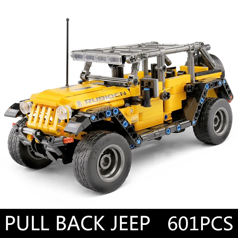 

Yeshin 701601 Car Toys The Off Road Rubicon Car Model Building Blocks Bricks Compatible With 20100 Kids Educational Toys