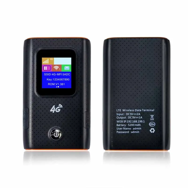 

4G Wifi Router Car Mobile Hotspot Wireless Broadband Pocket Mifi Unlock Lte Modem Wireless Wifi Extender Repeater Mini Router