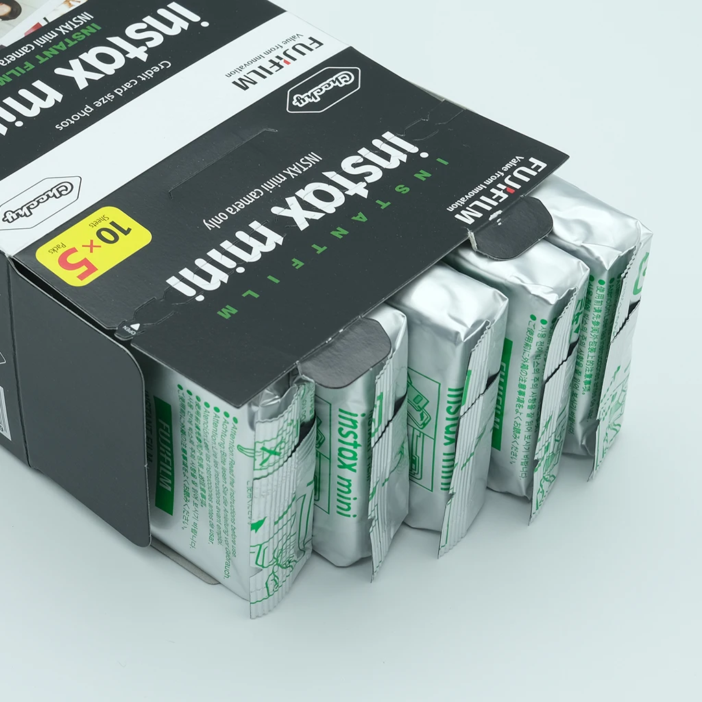 Белая Мини пленка 10 60 листов для камеры Мгновенной Печати Fuji Instax Mini