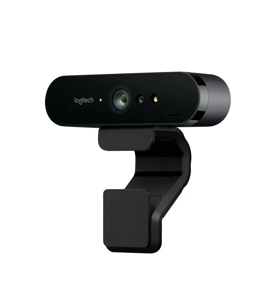 Производитель отремонтированный(б/у): logitech C1000e BRIO 4K веб-камера широкоугольная Ultra HD 1080p камера для видеоконференций - Цвет: Черный