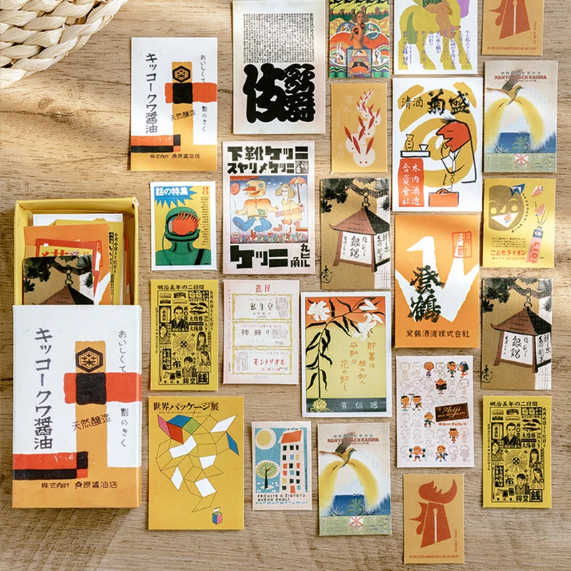 Наклейки для дневника в стиле ретро скрапбукинг фотоальбом японском офисные