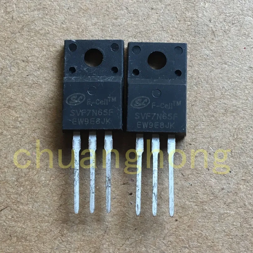 

1Pcs/Lot Original New Power Triode SVF7N65F 7A 650V Field Effect Transistor MOS Triode TO-220F