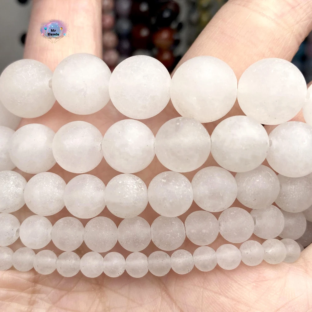 

Wholesale Dull Polish White Jades Stone Round Loose Spacer Beads For Jewelry Making Bracelet Accessories Diy Necklace 6/8/10mm