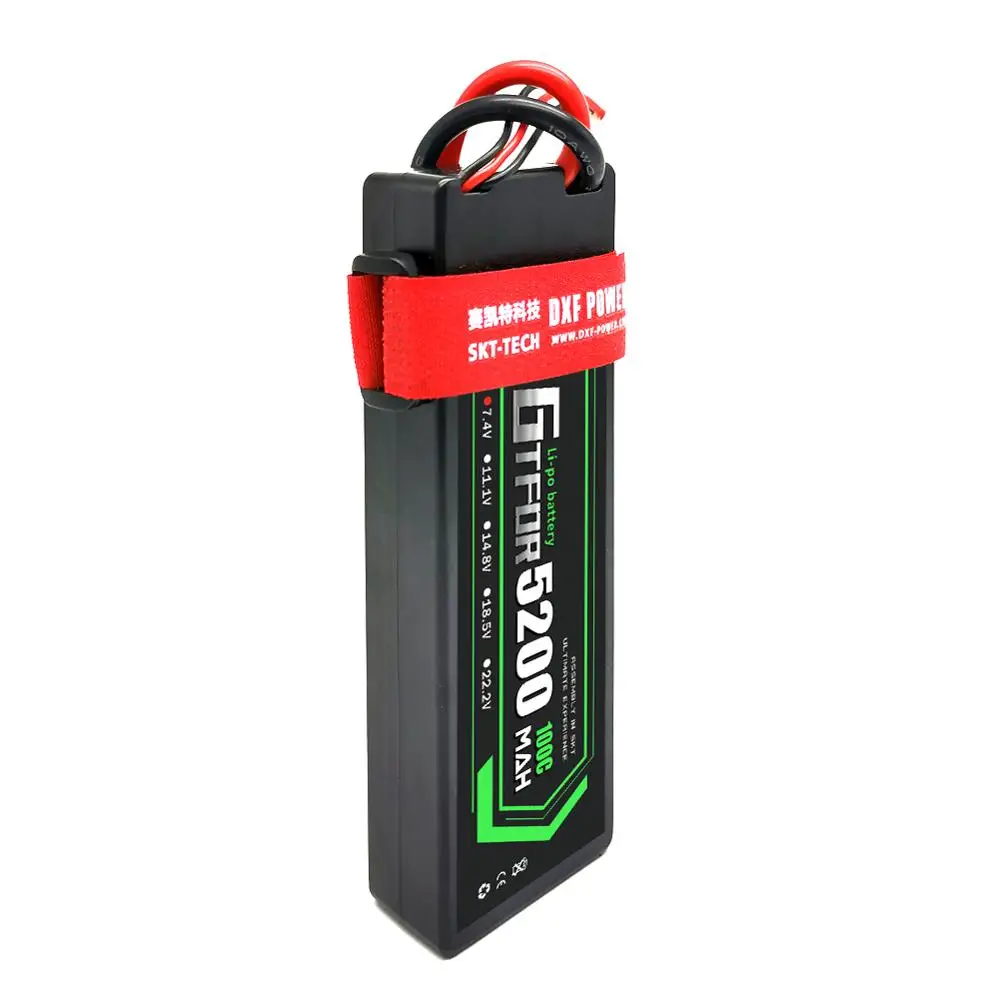 GTFDR-bater&iacute;a Lipo de 5200mAh, 7,4 V, 100C, 2S, para RC Evader BX, coche, cami&oacute;n, Truggy, Buggy, 1/8, 1/10, todoterreno, RC-2