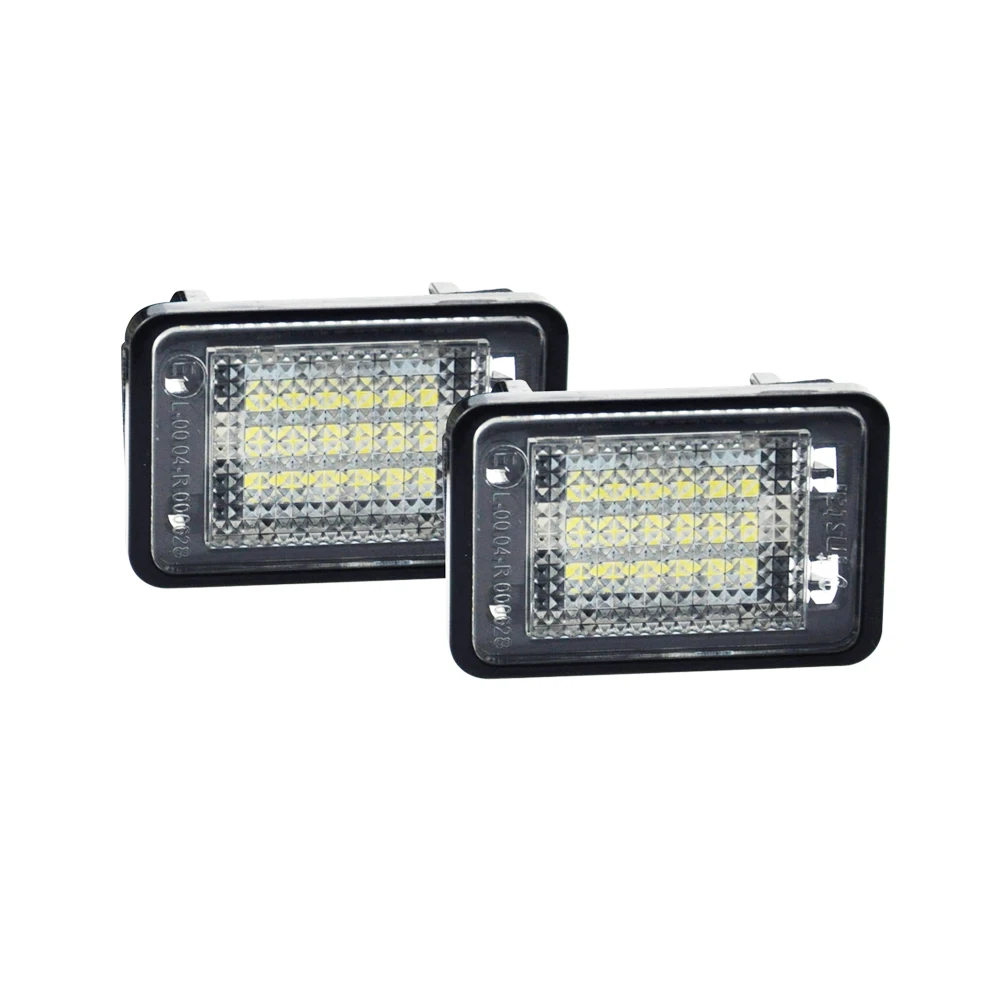 2Pcs White LED License Plate Light Number Lamp For Mercedes Benz GLK-Class X204 GLK200 GLK250 GLK300 GLK350 2007-2013 | Автомобили и