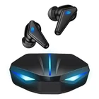 Наушники-вкладыши TWS с Gaming Headset Беспроводной Bluetooth наушники с светодиодный светильник с микрофоном 65 г-жа низкой задержкой 12 мм наушники для водителей для PUBG Fortnite