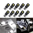 Светодиодный светильник для салона автомобиля, W5W T10, для BMW 4, 3, 2, 1 серии, E39, F30, F20, F32, X1, F48, F45, 10 шт.