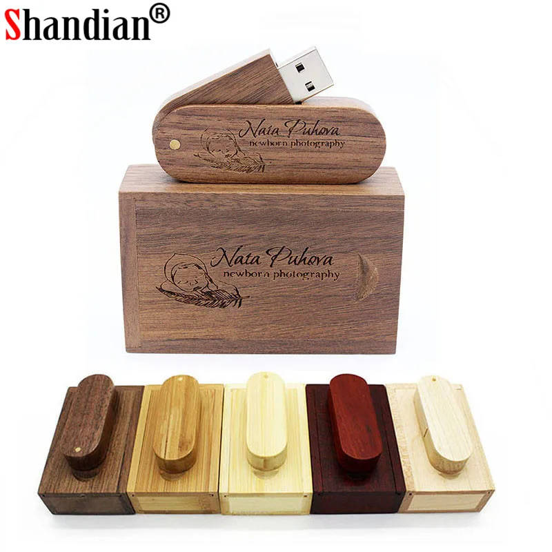 SHANDIAN USB 2 0 деревянный флеш накопитель 4 ГБ 8 16 32 64 ГБ|USB флэш-накопители| |