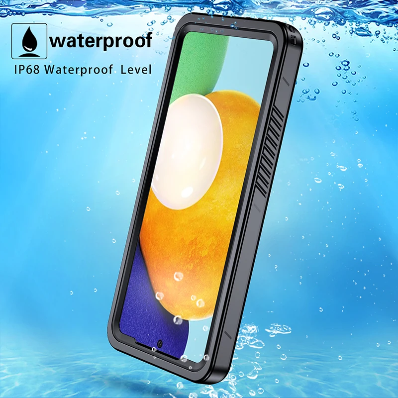

A72 IP68 Waterproof Phone Case For Samsung Galaxy S20 FE A72 Shockproof Water proof Case Full Protect Cover