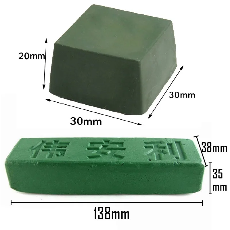 Полировальная паста зеленая тонкая абразивная для металлических лезвий