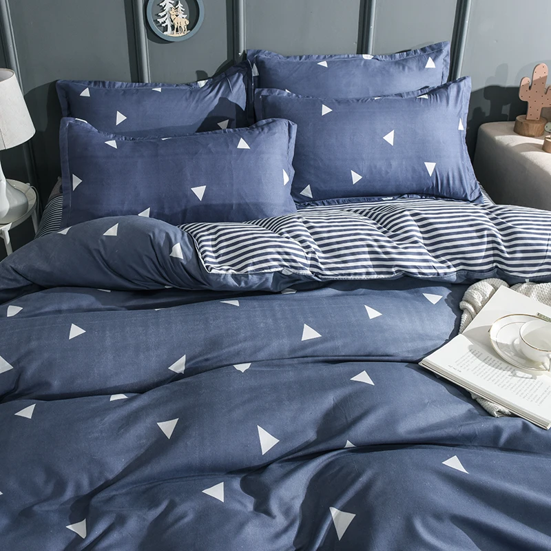 AB геометрический скандинавский пододеяльник 4 шт. комплект постельного белья