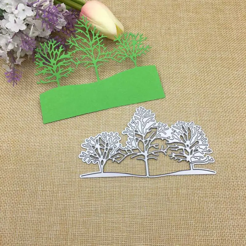 2020 Рождественская рамка в виде соснового дерева для скрапбукинга сделай сам