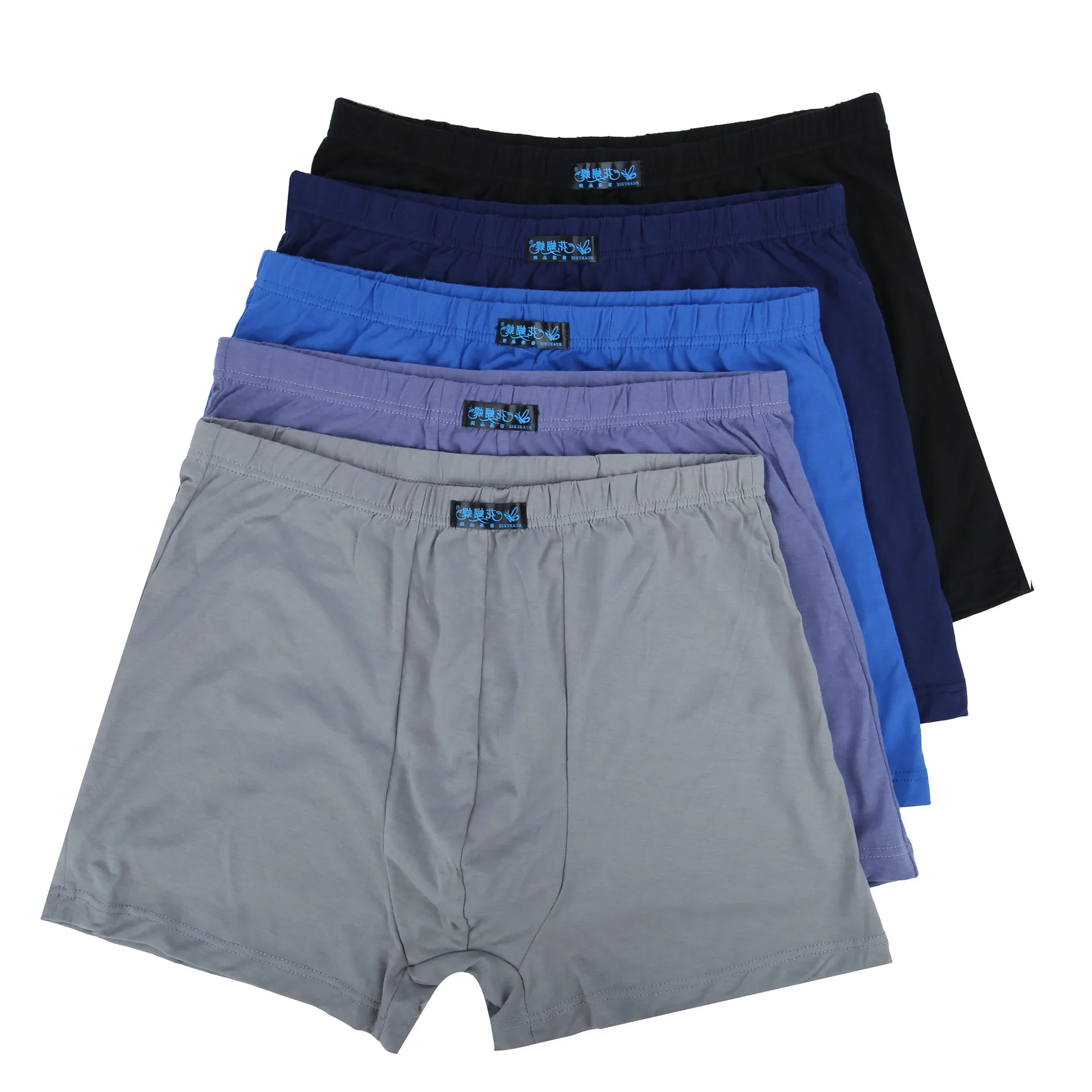 

10XL 9XL 8XL Big Size Men Underwer Loose Mens Shorts 100% Cotton Panties Large Sizes Underpants Man Boxer 5pcs Wholesale Lot