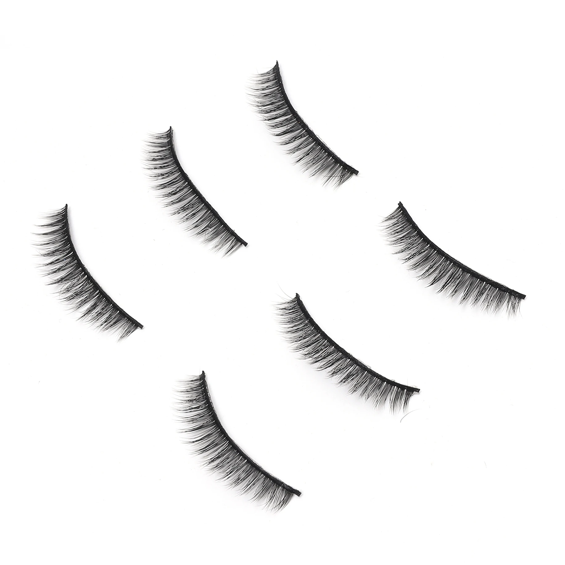 LIKEMEI 3Pairs False Lashes Natural Hair 3D Mink Long EyeLashes Fluffy Volume MakeupLashes Dramatic | Красота и здоровье