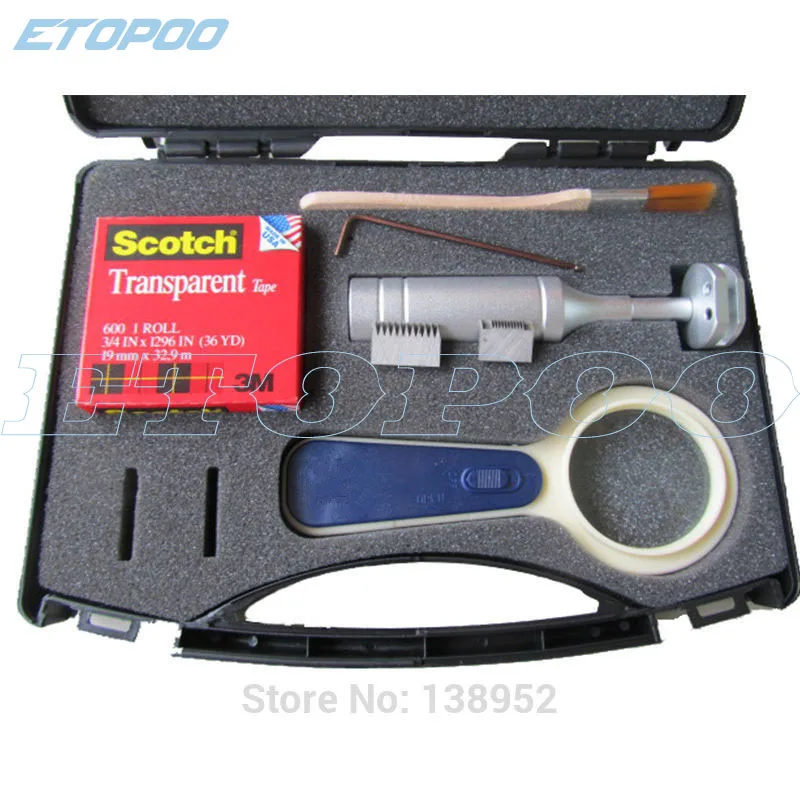 Заводская розетка QFH Тестер адгезии поперечного резака набор тестеров резания с