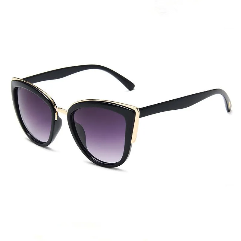 free shipping newest cat eye womens sunglasses brand designer sunglasses hot selling sun glasses vintage oculos ce uv400 free global shipping