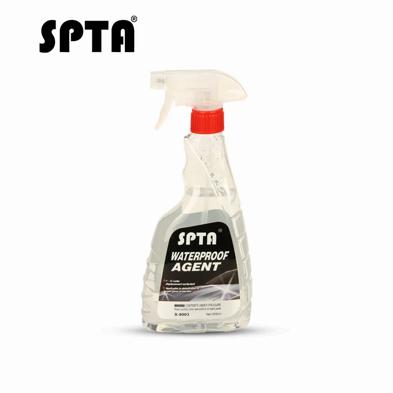 SPTA 28 шт. автомобильный набор для ухода за краской 500 мл спрей жидкий очиститель автомобиля водонепроницаемый Быстрый воск карнаубский воск 16,9 унций с кистью полотенце - Цвет: Waterproof Agent