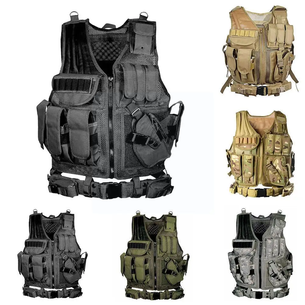

Outdoor Live Action CS Game Equipment Tactical Vest Tabby Protective Equipment Wilderness Tactical Vest Adventure Nylon Sur C8Y0