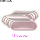 Оптовая продажа, 10 шт.лот, пинцеты для наращивания ресниц, инструменты для наращивания ресниц, ящик для пинцетов, портативные безопасные инструменты для макияжа