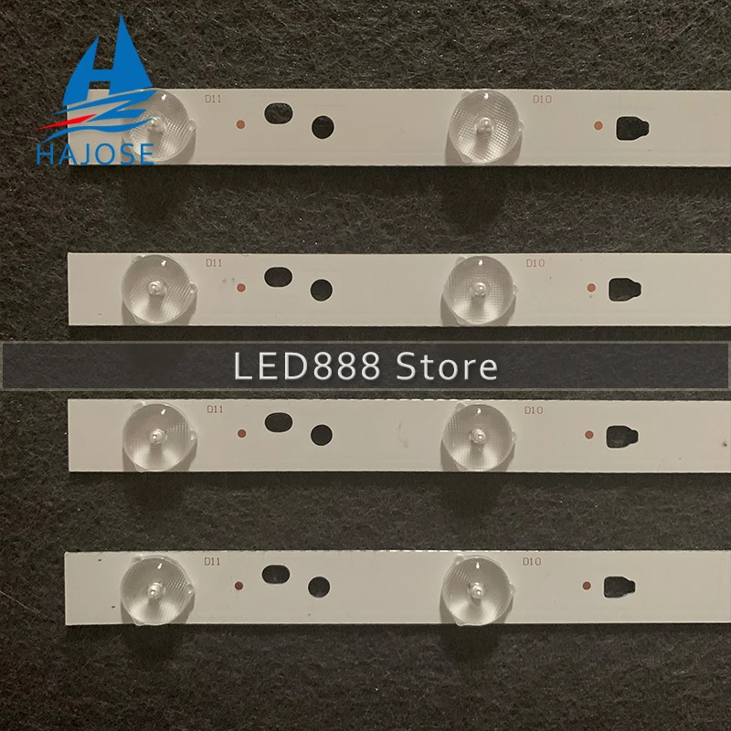1 Набор = 4 шт. светодиодный полосы для Haier LE40F3000WX LK400D3HC34J подсветка JVC LT-40E71(A)