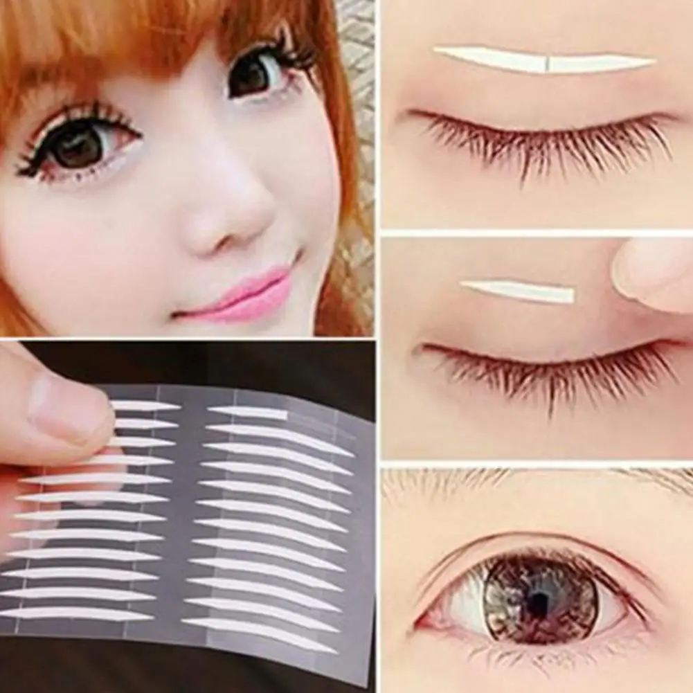 

Invisible Mesh Double Eyelid Tape Natural Eyelid Stikers Sticker Make Double-sided Eye Tape Clear Up Tape Eyeliner Eyelid B6A2