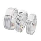 100 шт. 1 м2 м3 м USB-кабель для передачи данных для телефона Xs max Xr X 8 7 6 plus 6s 5 SE, Зарядные кабели, зарядное устройство для мобильного телефона, шнур высокого качества